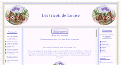 Desktop Screenshot of lestricotsde-louise.com